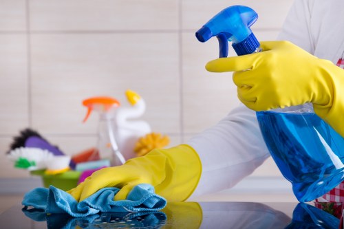 Recycling and sustainability at Barnes Carpet Cleaners with eco-friendly service materials