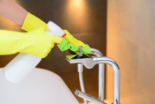Kitchen appliance cleaning for a Barnes property