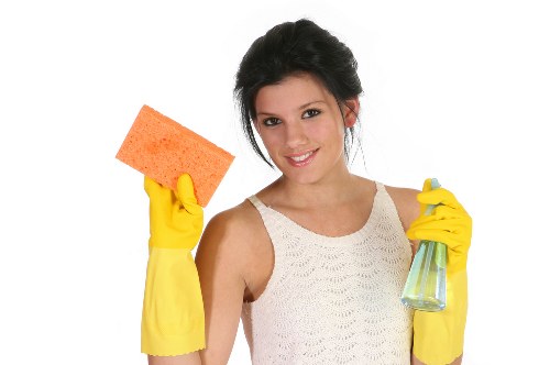 Professional cleaner in Barnes maintaining a tidy home interior