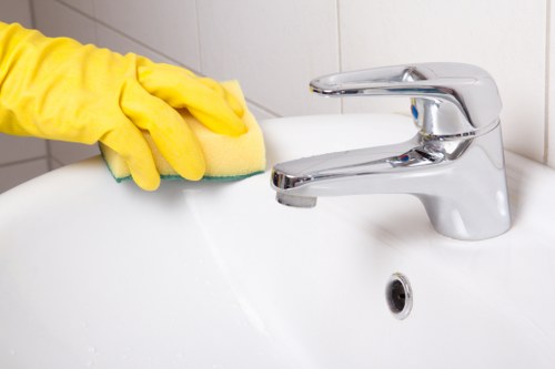 Cleaner in Barnes performing detailed household cleaning tasks