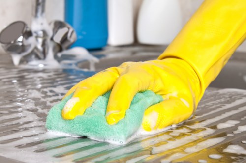 Waste handling and disposal compliance for cleaning materials